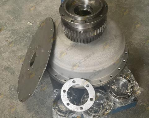 Гидротрансформатор без корпуса CDM855 (оригинал) крепление фланца на болты